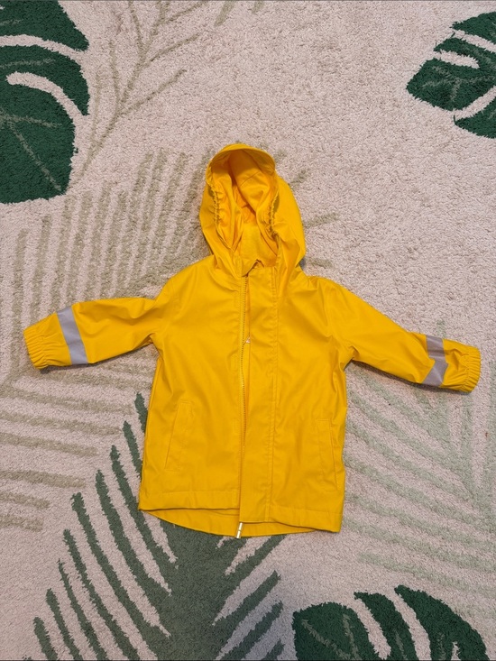 Cat & Jack Other - Cat & Jack Yellow Hooded Kids Raincoat with Reflective Stripes